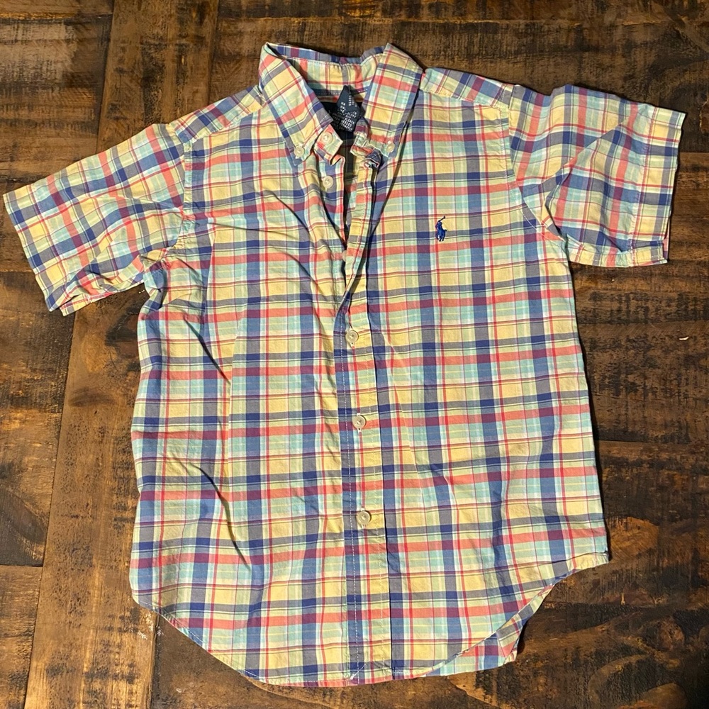 Boys Polo brand button down dress shirt